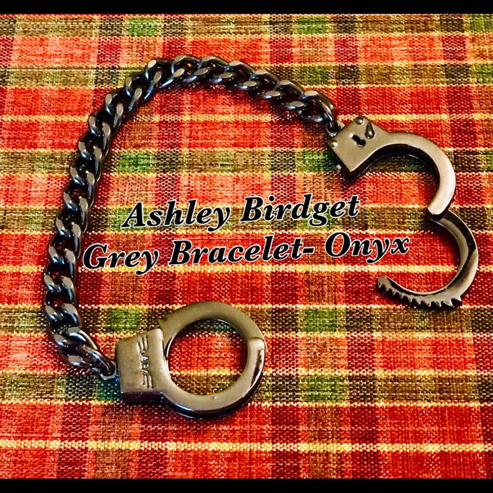 Ashley Bridget, Grey Handcuff Bracelet